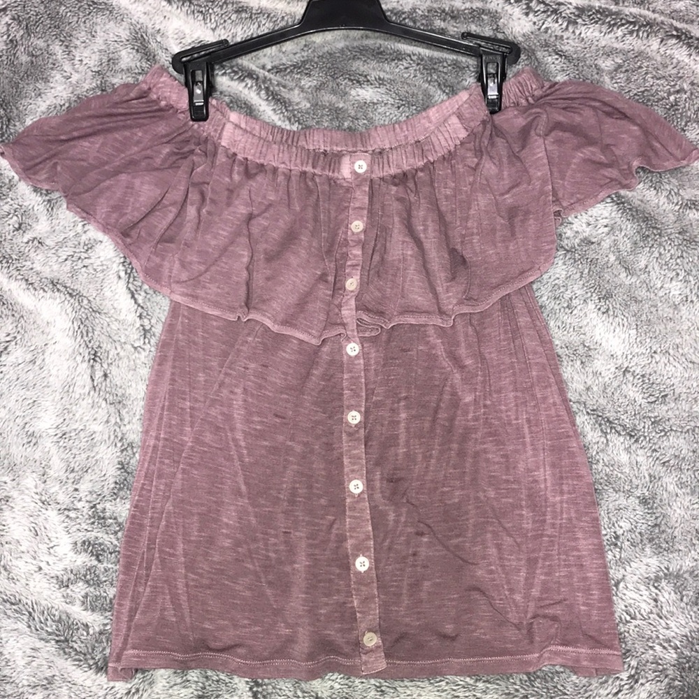 Soft & Sexy Off The Shoulder Top from AE
